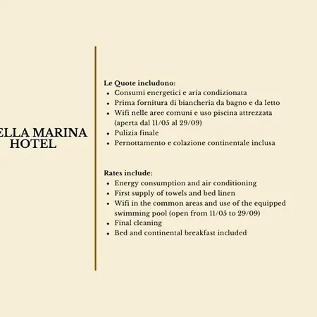 Hotel Isa-double In With Swimming Pool In Marina Di Cecina, Just 10 Meters From The Sea *